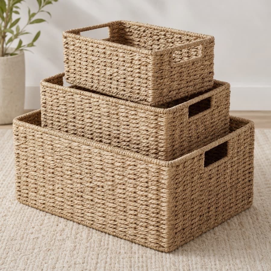 Woven Storage Basket Set